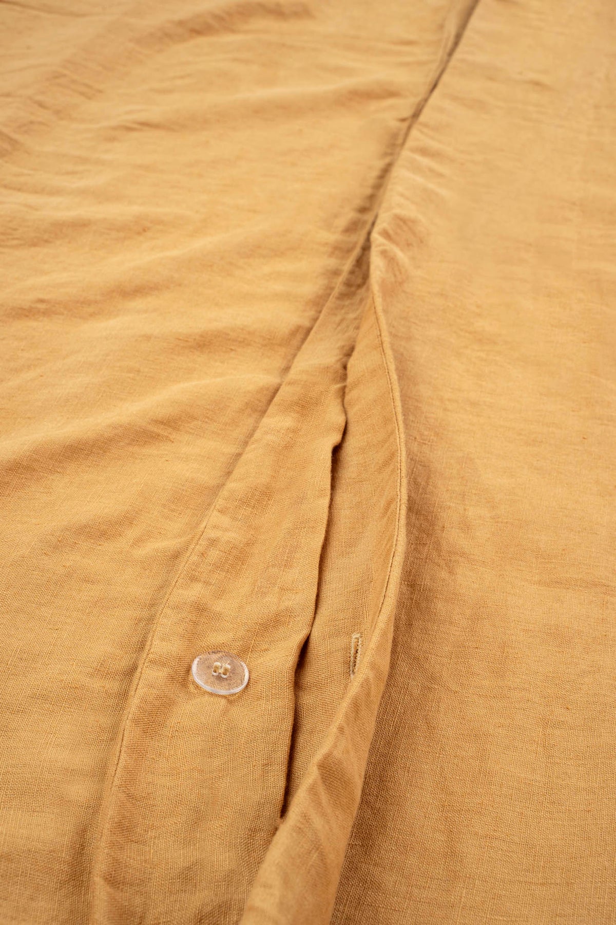 Reverie Linen Queen Duvet Set - Curry