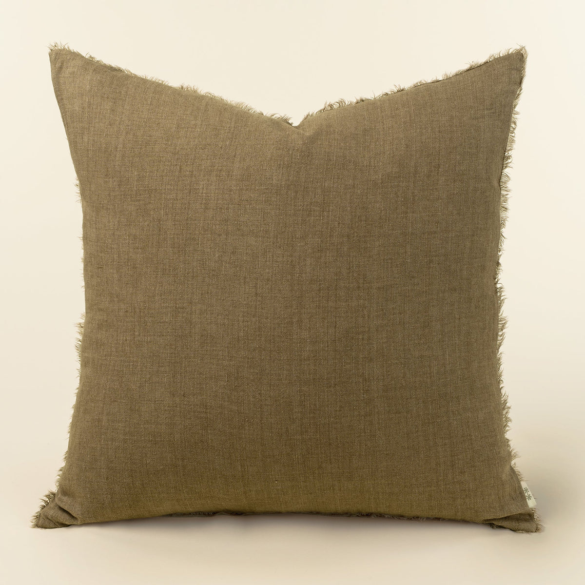 Lina Linen Pillow Hazelnut - 24 x 24