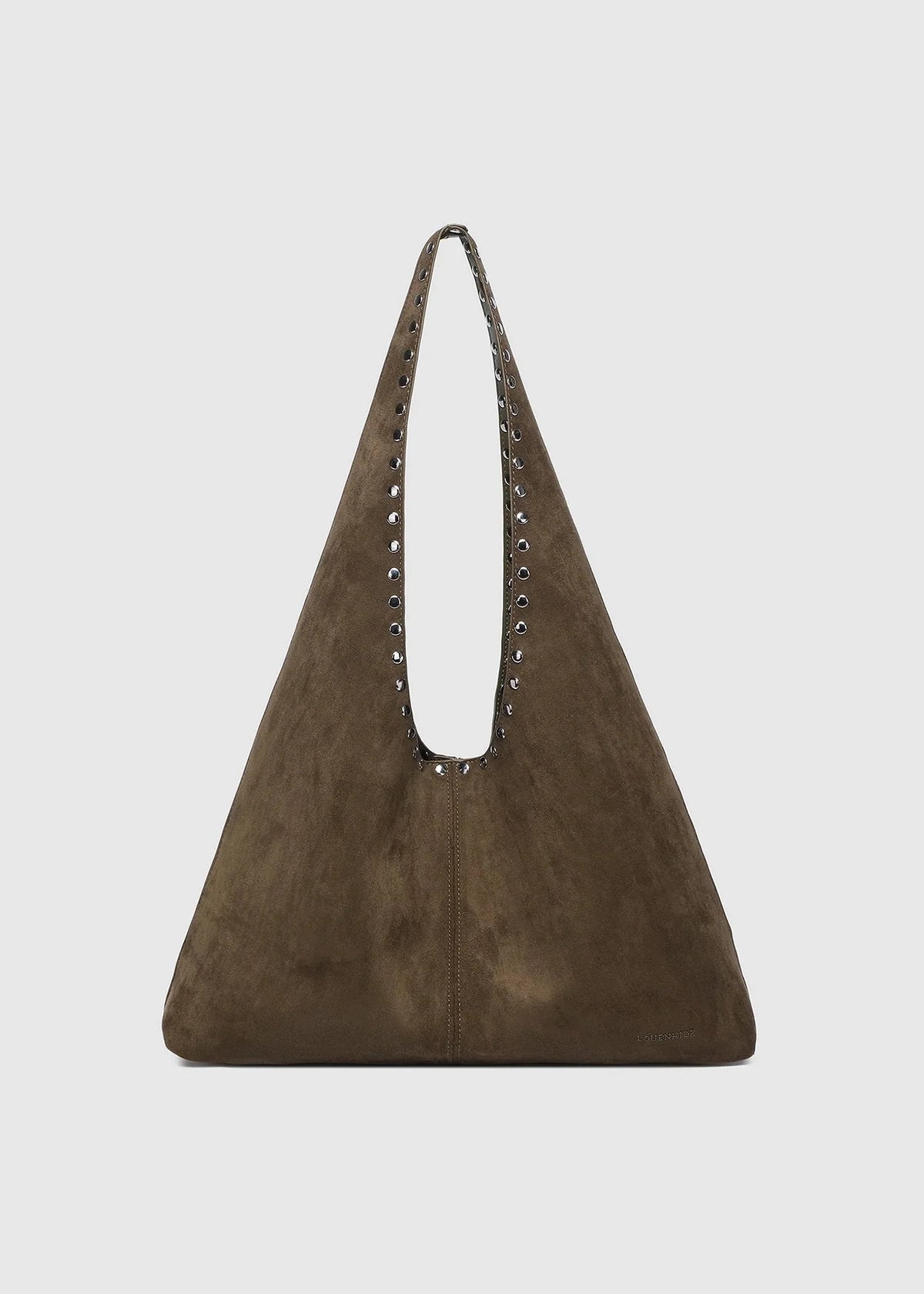 Hailey Suede Shoulder Bag - Olive