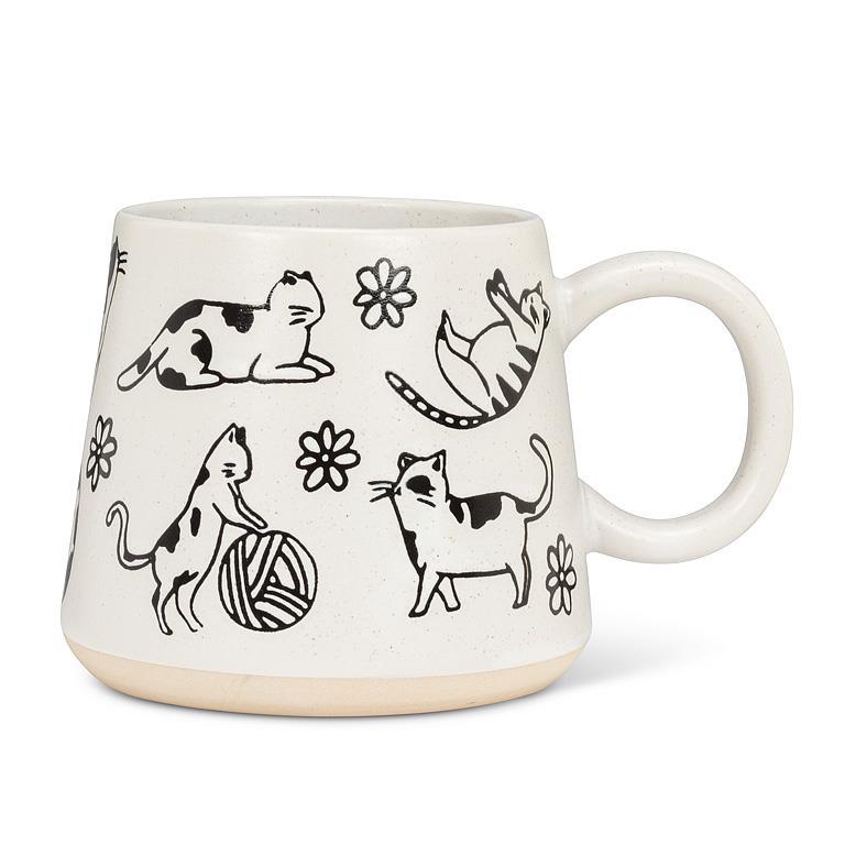 Oversized Mug w/Cats - 17oz