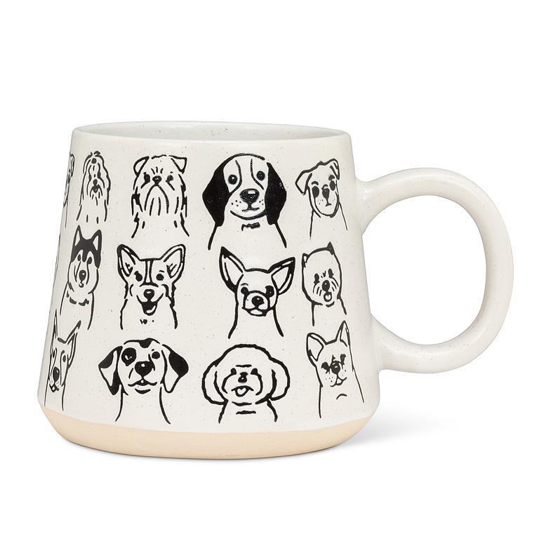 Oversized Mug w/Dogs - 17oz