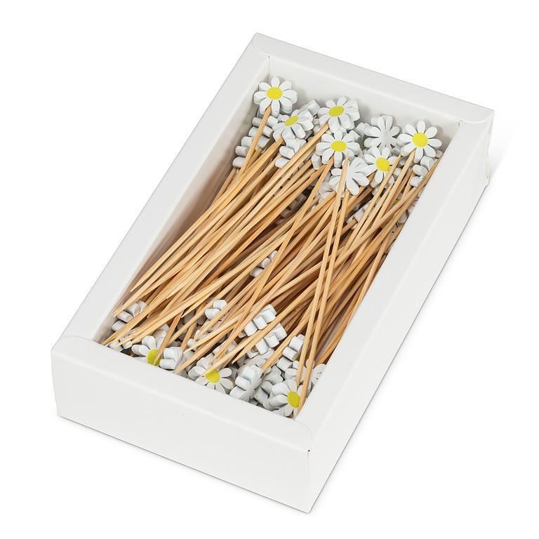 White Daisy Pick - 100 pc