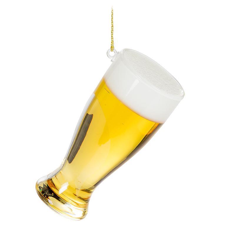 Beer Pint Ornament - 3.5"H