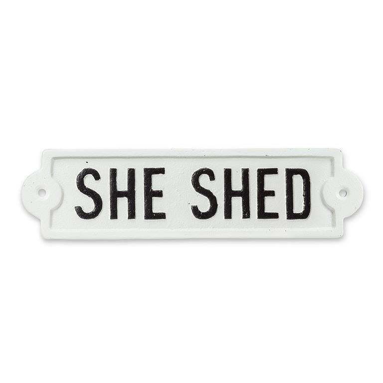SHE SHED Sign - 9"L