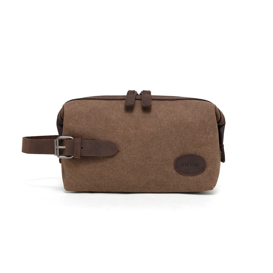 Waxed Canvas Toiletry Bag