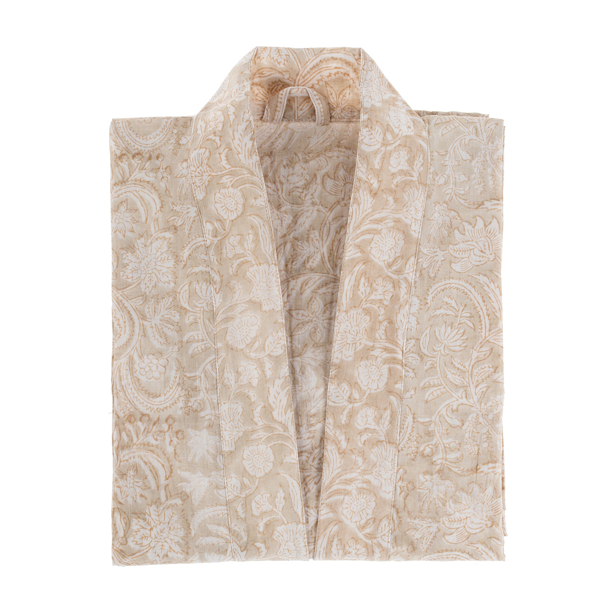 Clementine Block Print Kimono