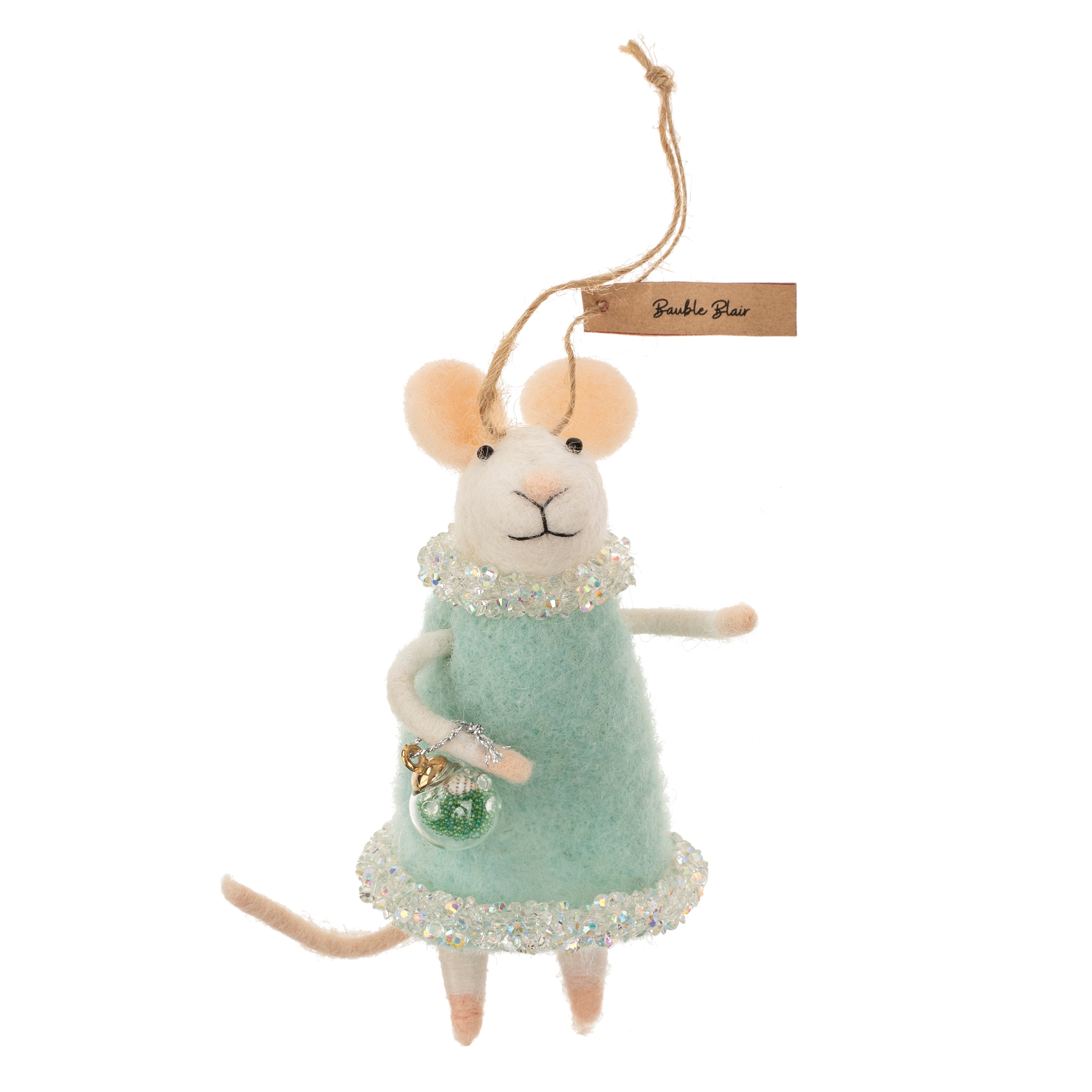 Bauble Blair Mouse Holiday Ornament