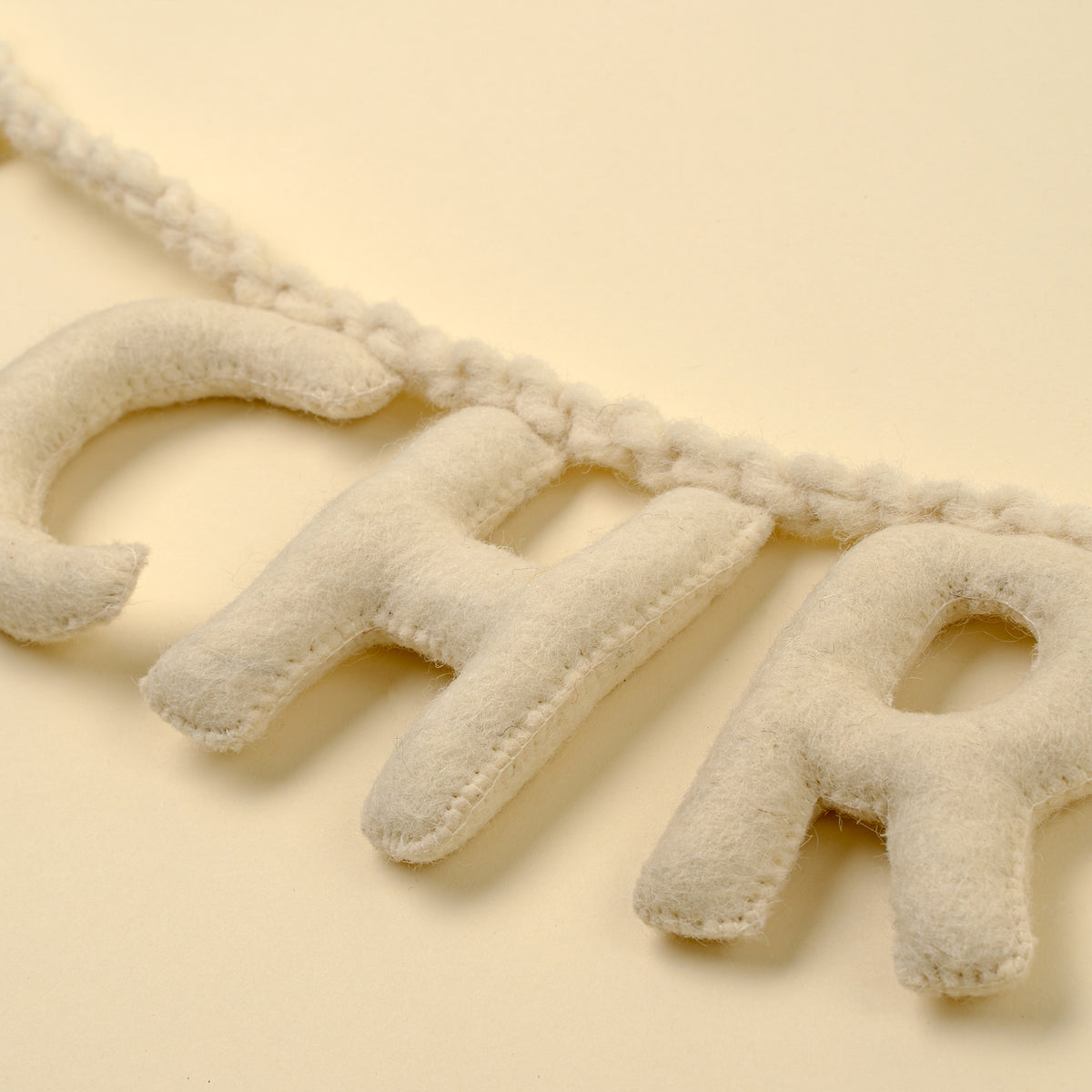 Merry Christmas Felt Garland - 64"
