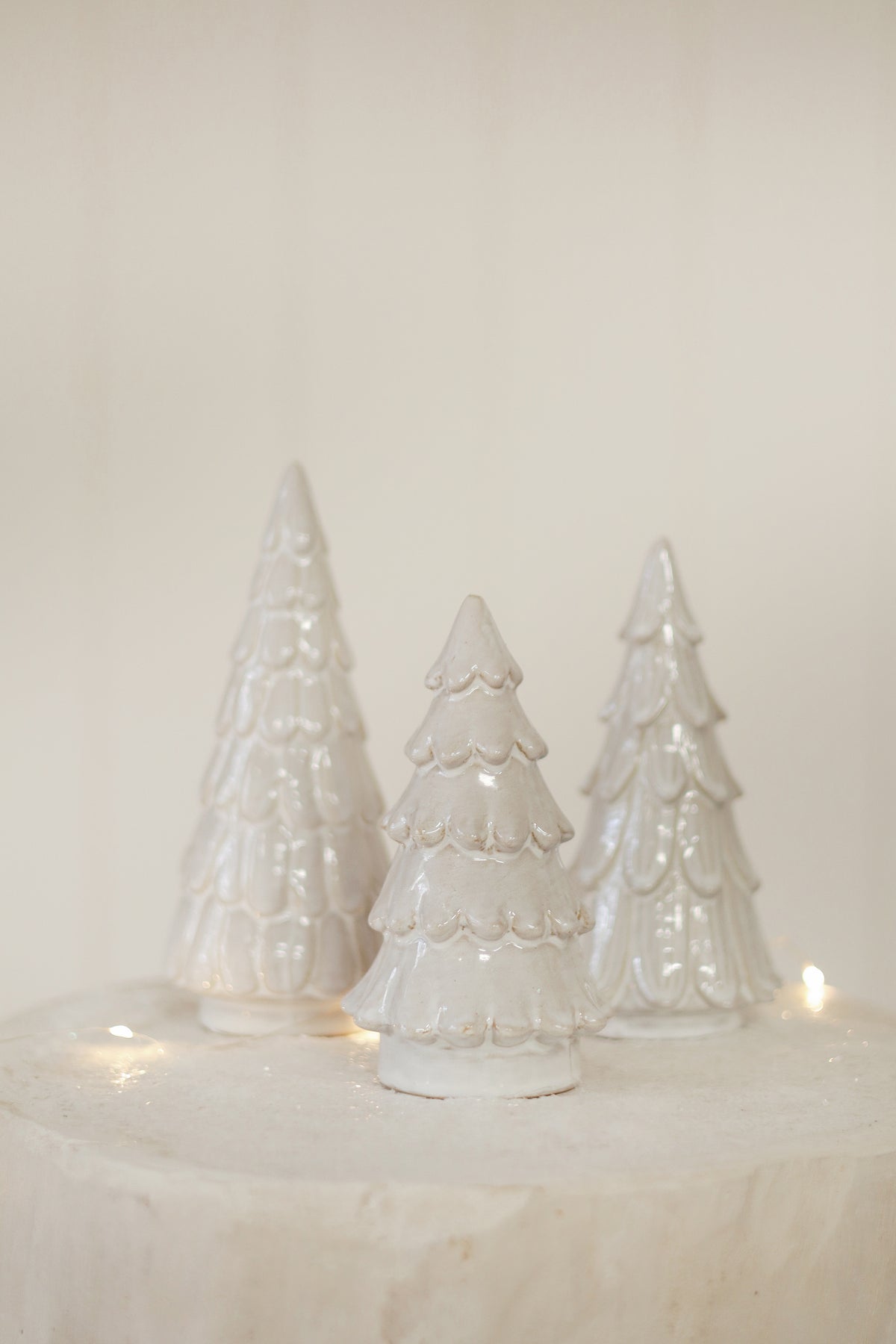 Snowdrift Ceramic Tree, Cedar