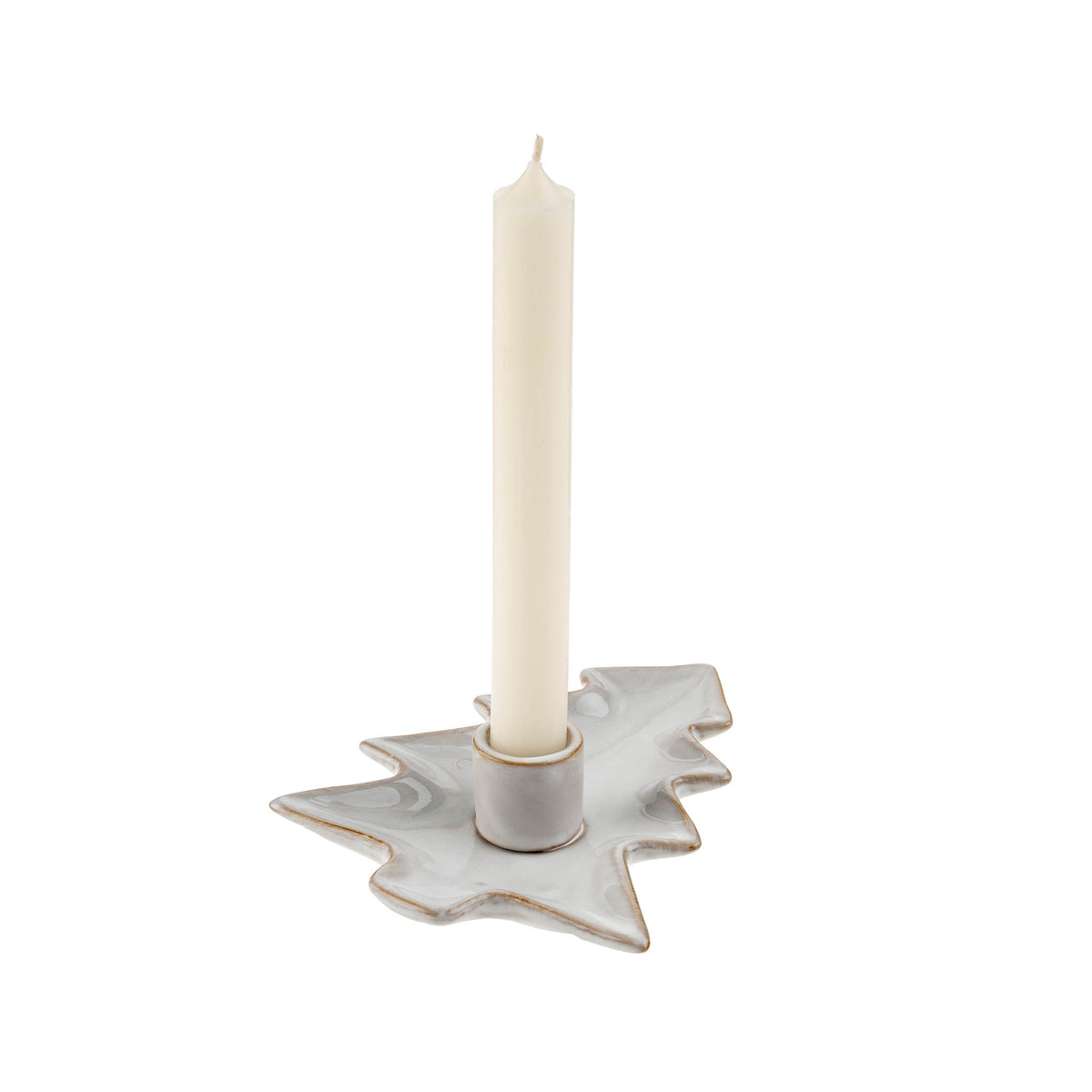 Tree Candle Holder - White