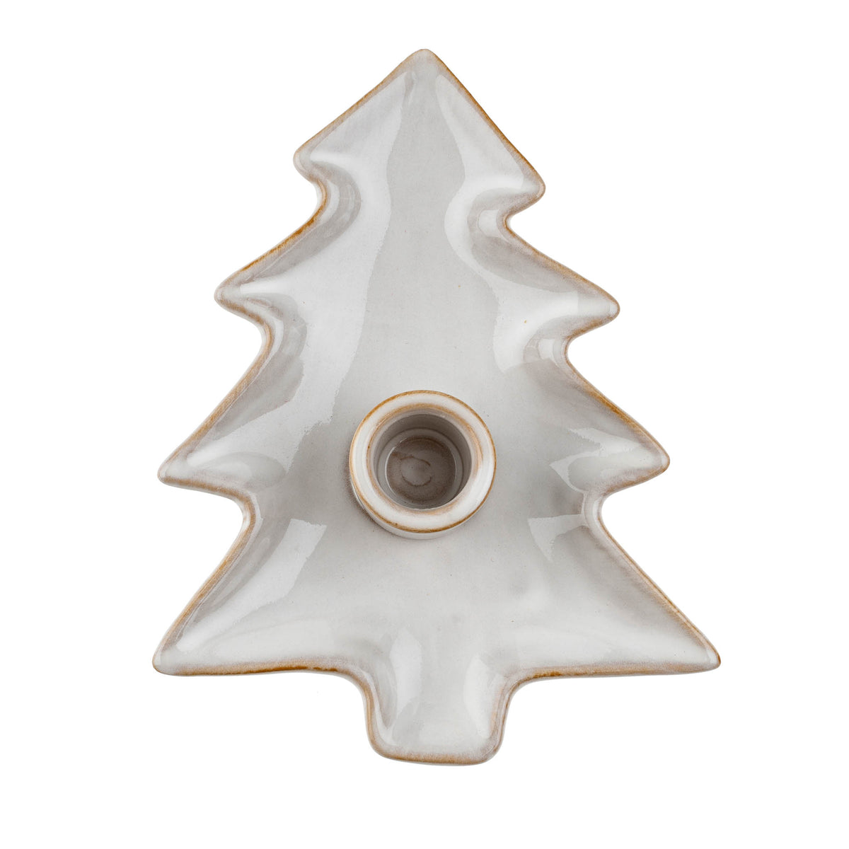 Tree Candle Holder - White
