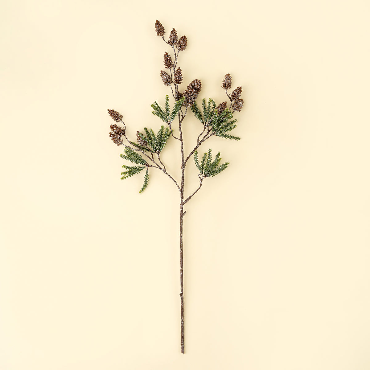 Frosted Pinecone Sprig
