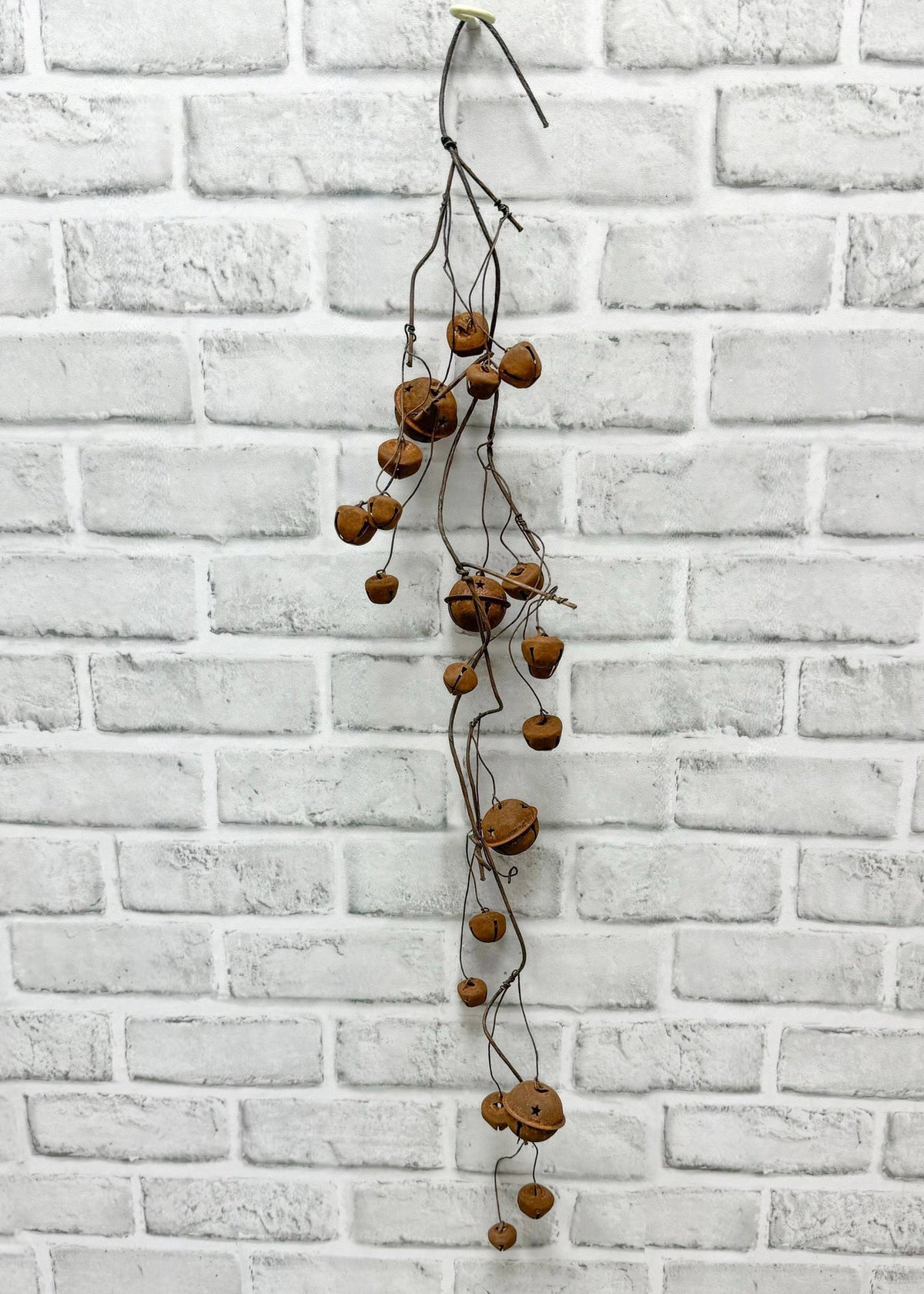Rust Jingle Bell Garland - 31"