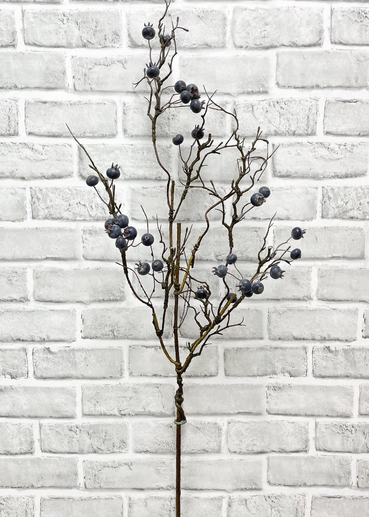 Blue Berry Twig Berry Spray - 35" Weather Resistant