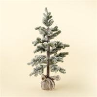 Frosted Pine Decor Tree L