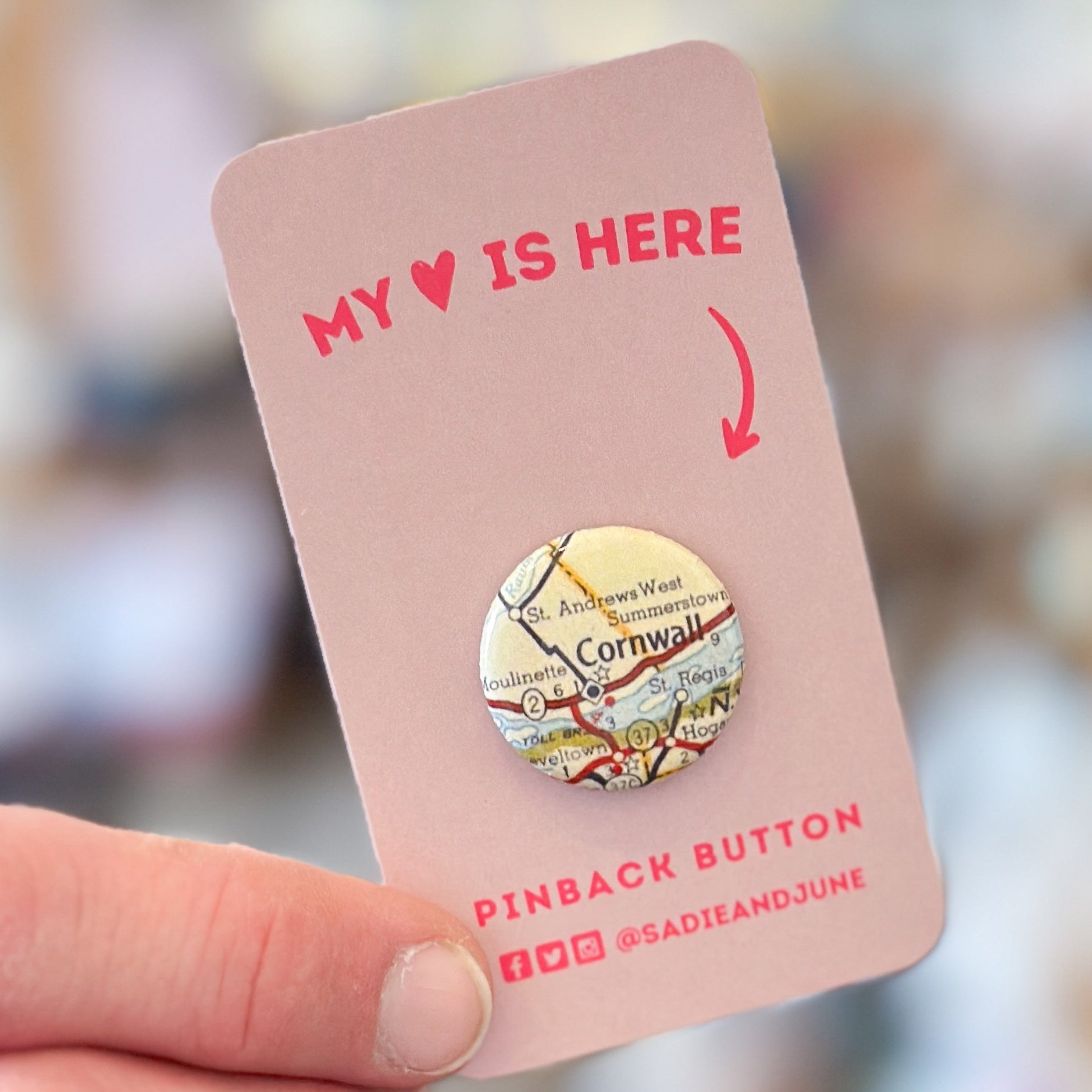 Cornwall Pinback Button