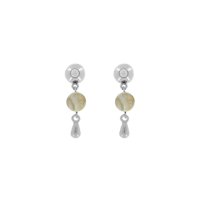 Gia Stud - Rhodium