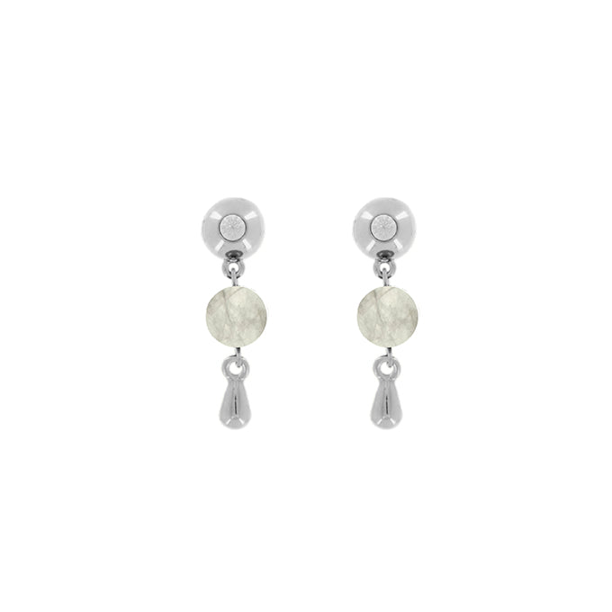 Gia Stud - Rhodium