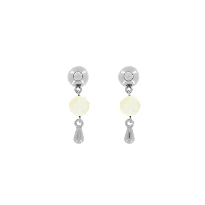 Gia Stud - Rhodium