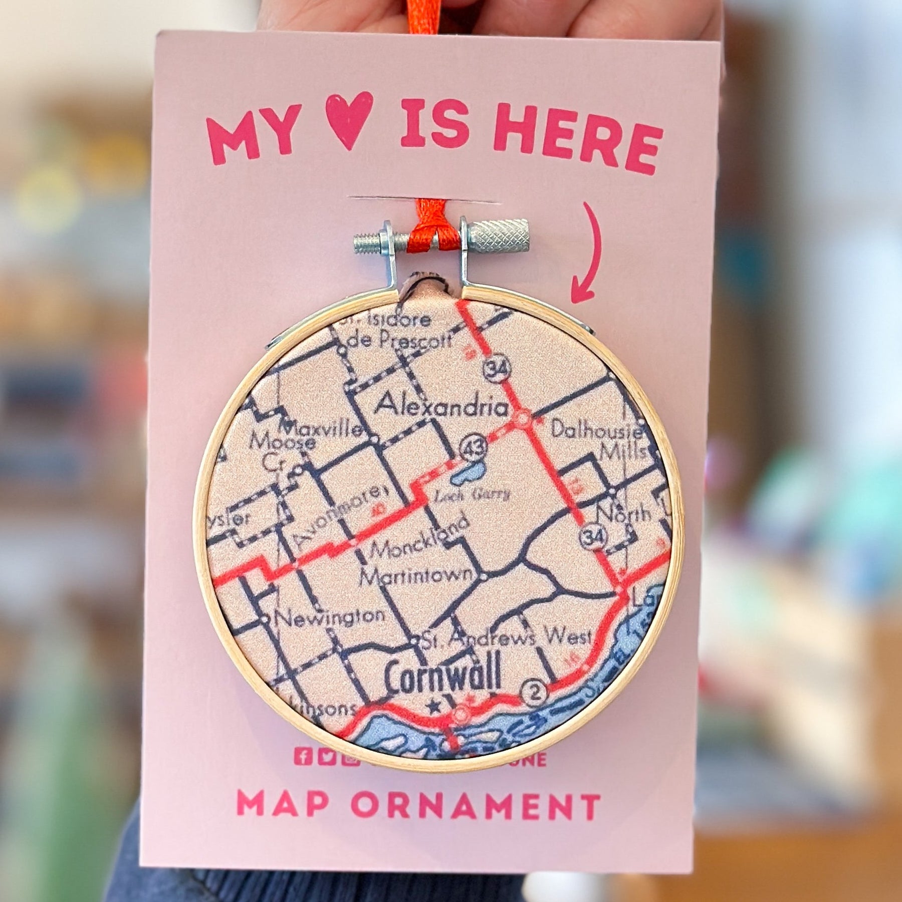 Glengarry Map Ornament