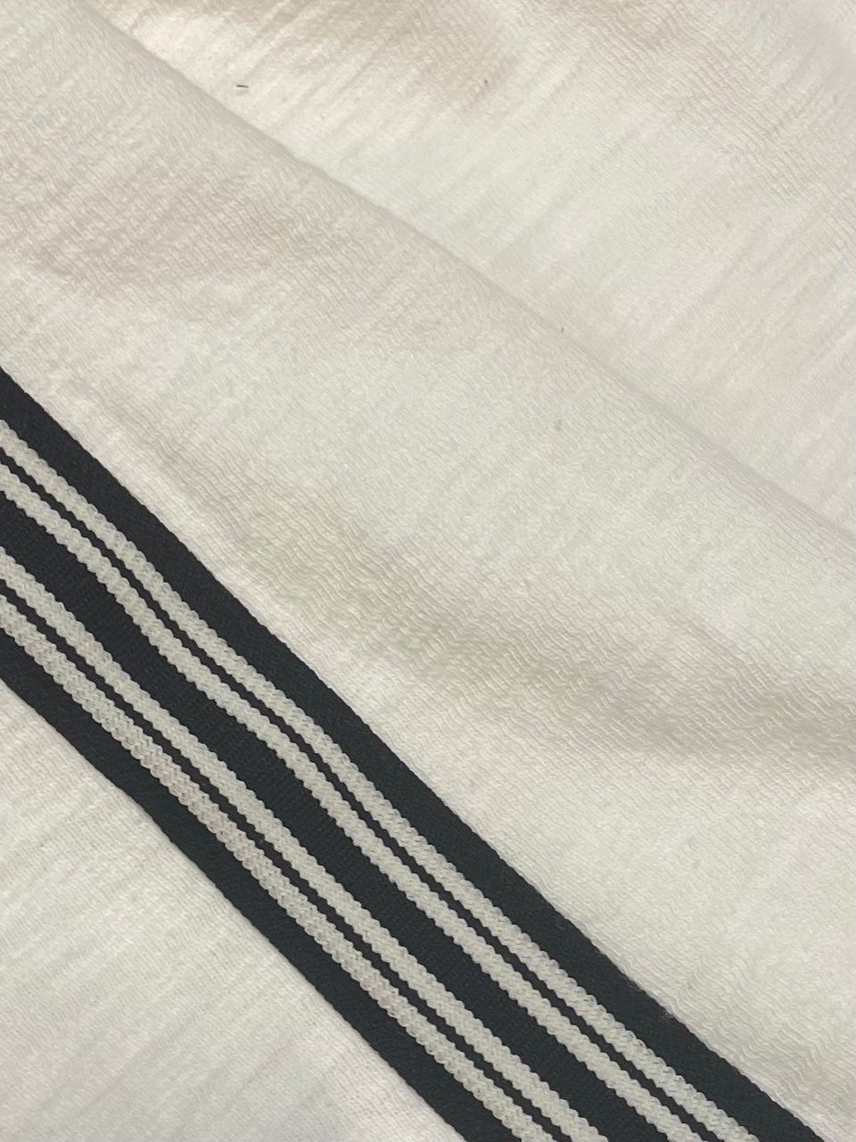 Boxy Crew with Side Trim Detailing - Cloud White