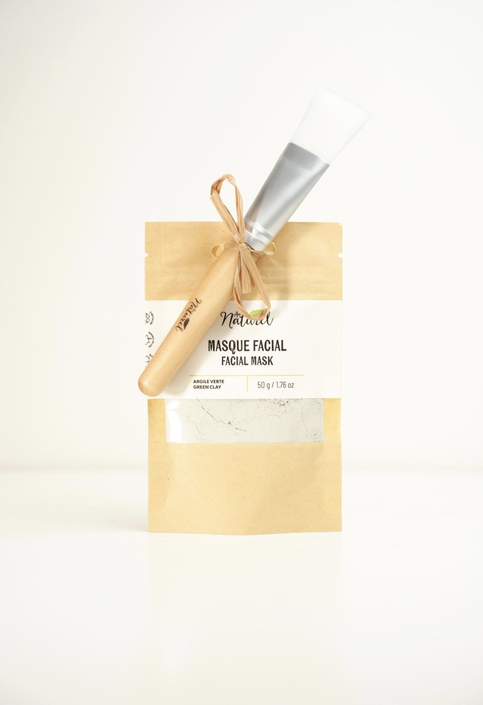 Face Mask + Bamboo Brush Gift Set