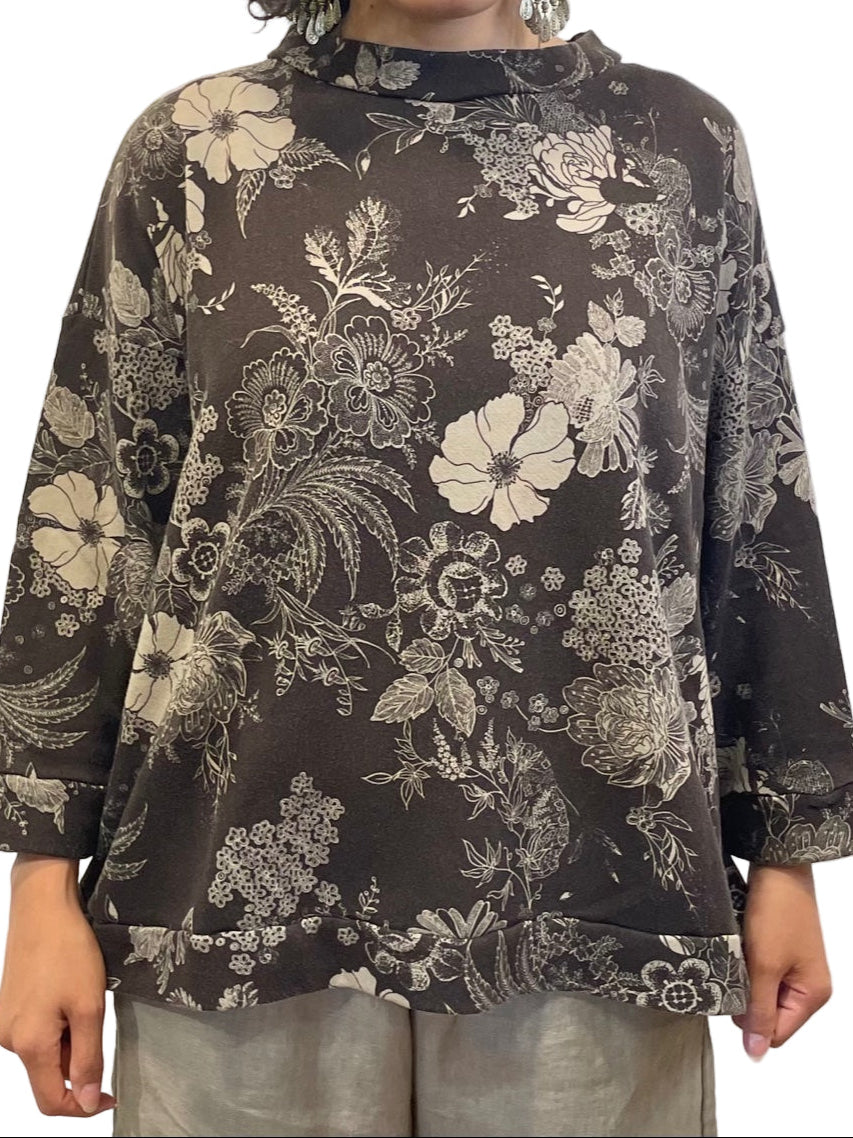 Alden Shirt in Bamboo Fleece - Floral