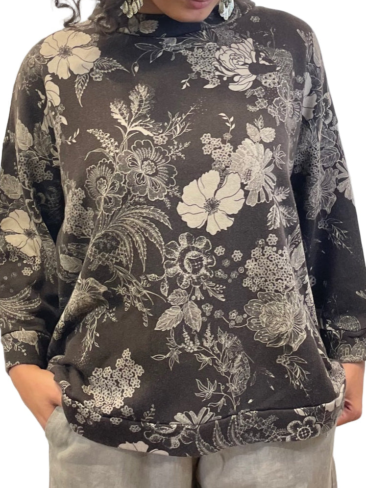Alden Shirt in Bamboo Fleece - Floral