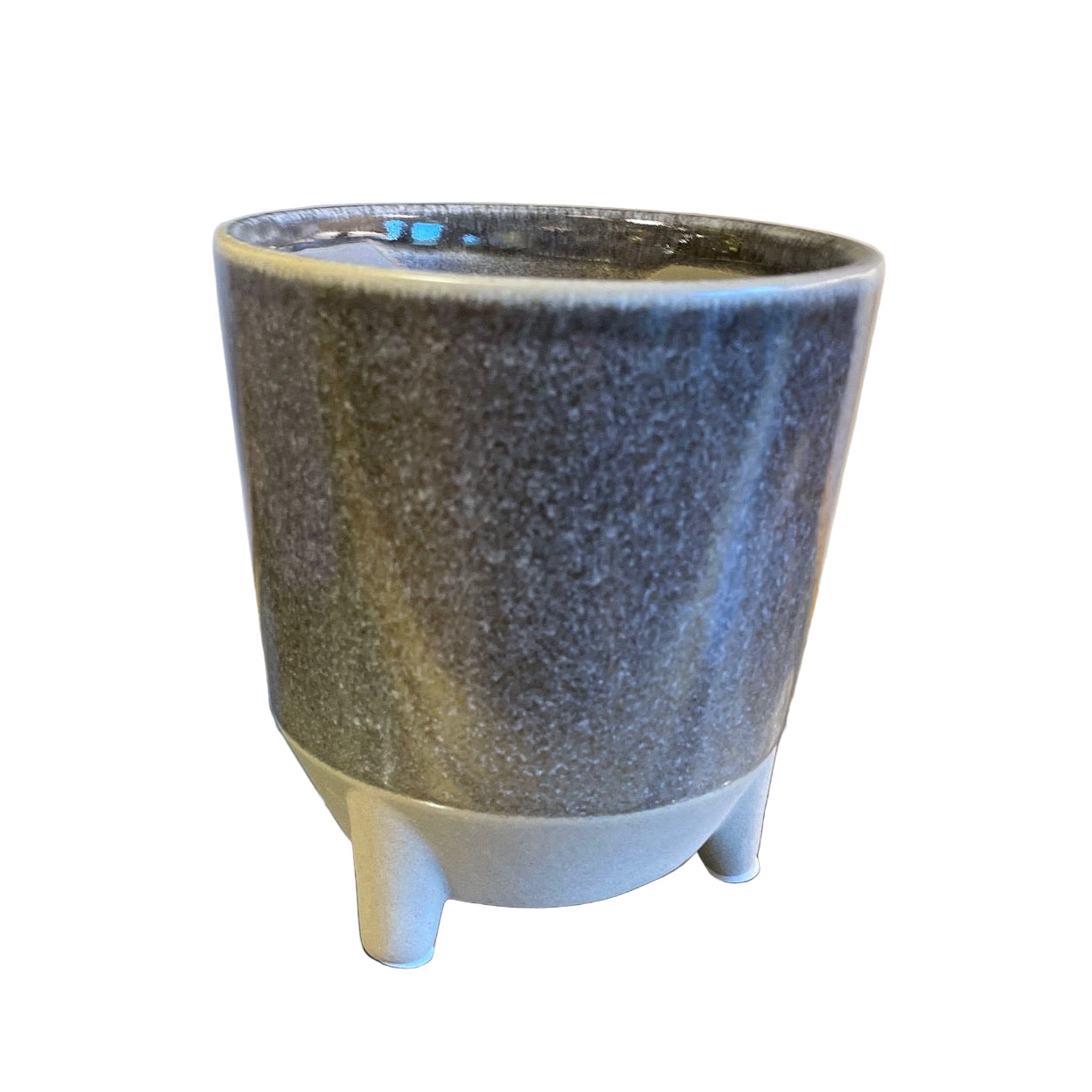 Footed Pots - Grey