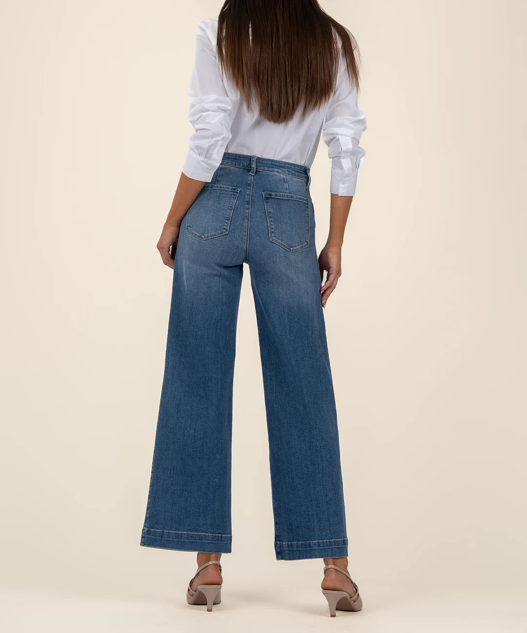 Meg High Rise Wide Straight Leg - Friendship