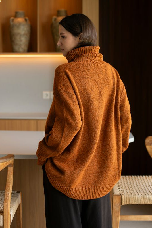 Dog Walker Chunky Cowl Sweater - One size