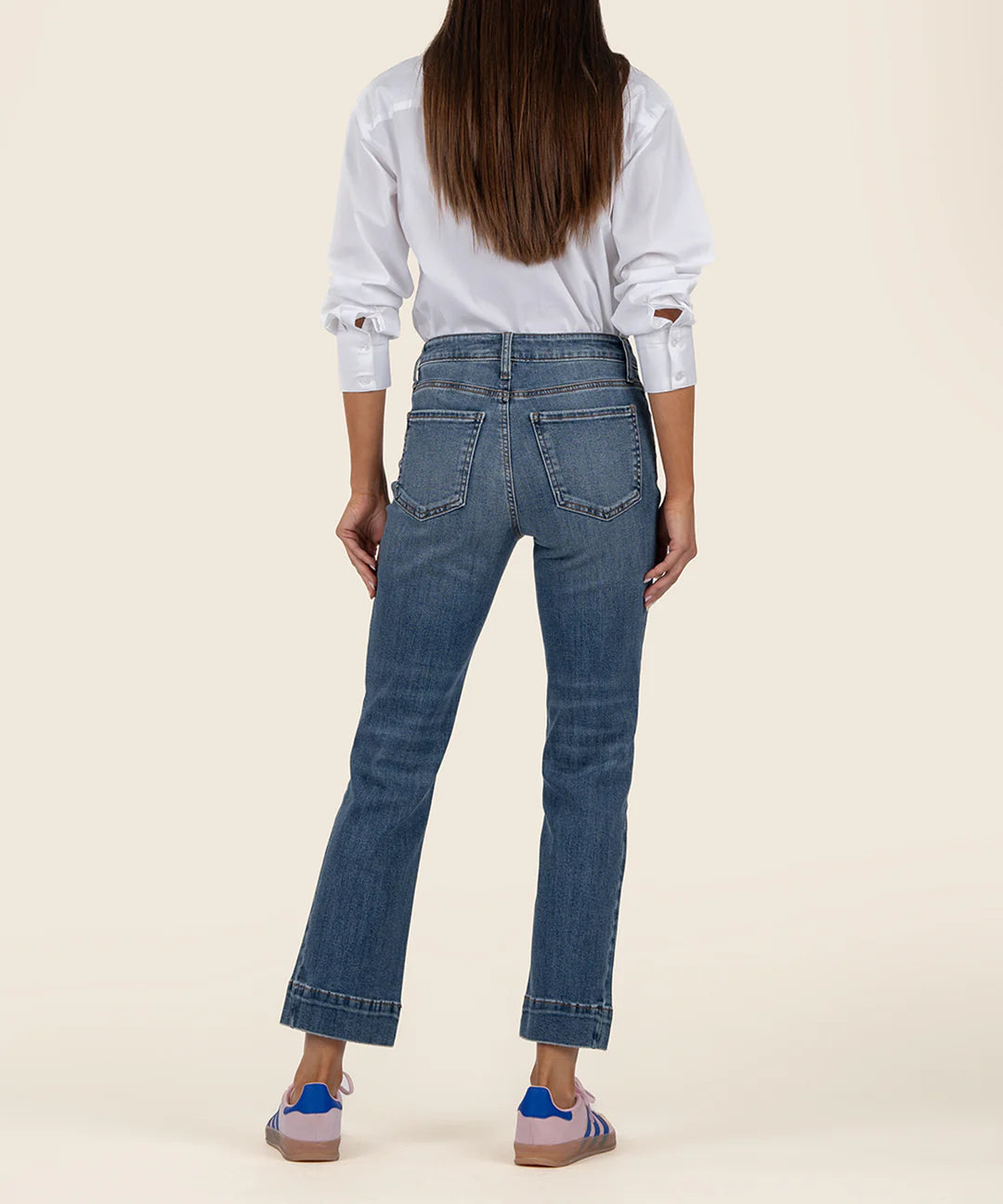 Kelsey High Rise Ankle Flare - Defiant
