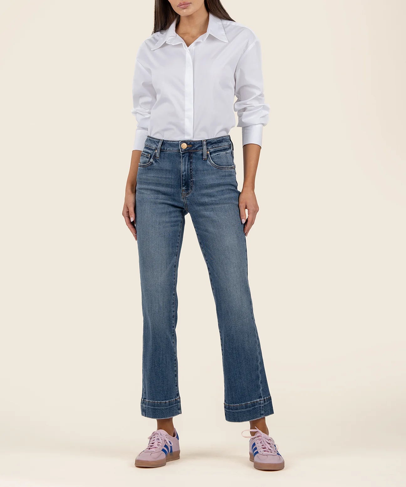 Kelsey High Rise Ankle Flare - Defiant