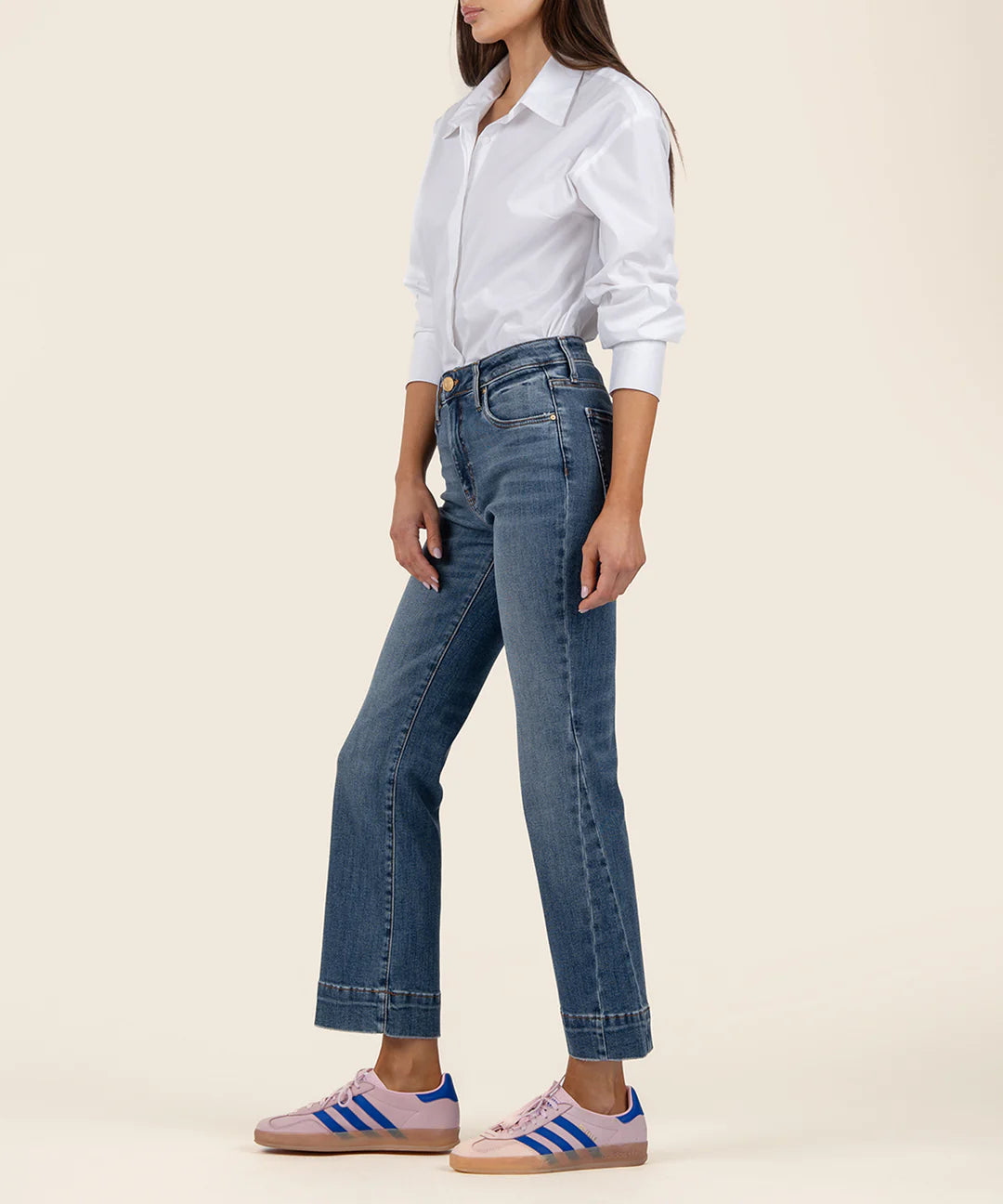 Kelsey High Rise Ankle Flare - Defiant
