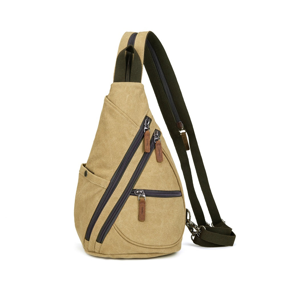 Multifunctional Canvas Sling Bag