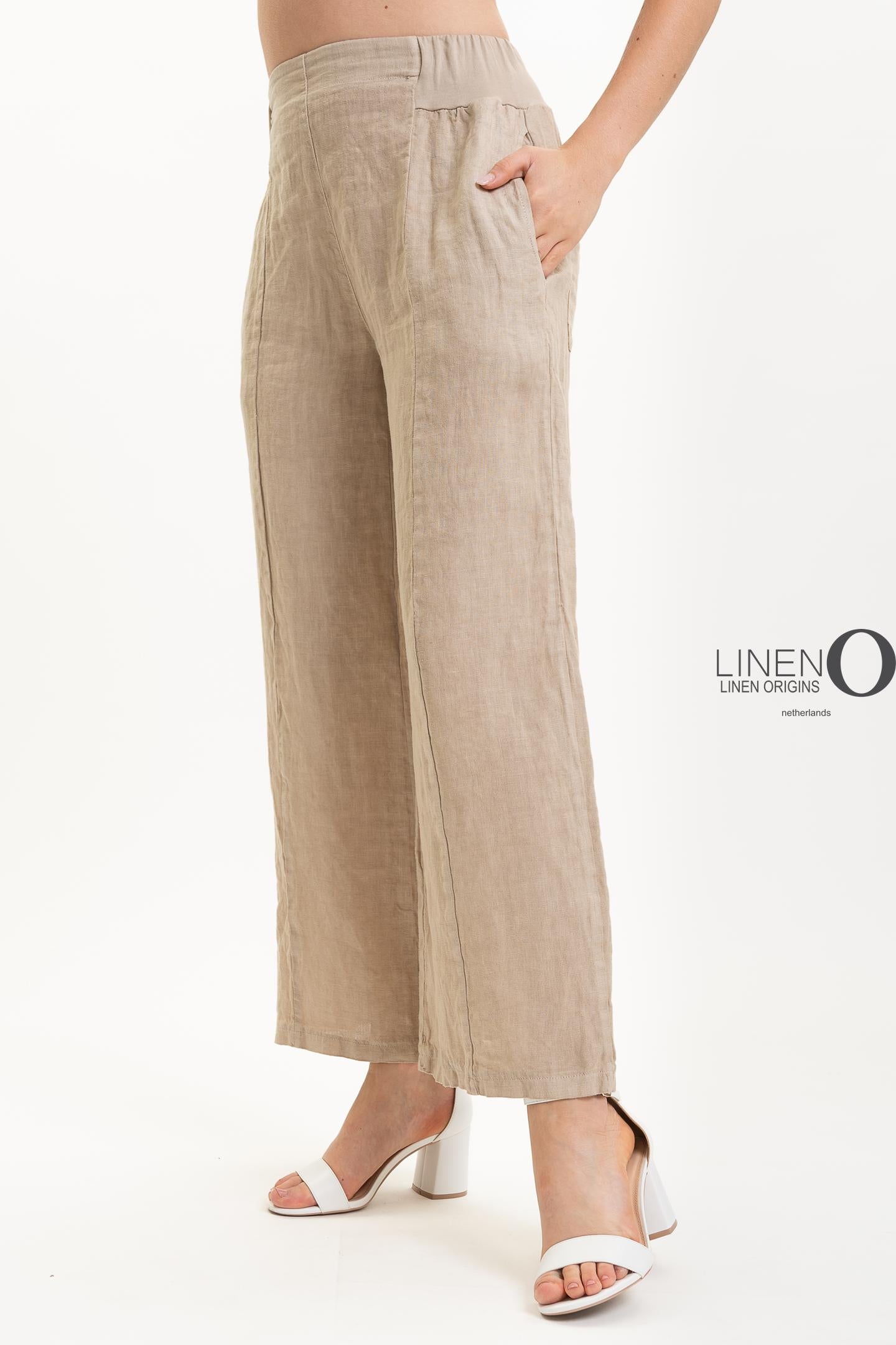 French Linen Pant - Cashmere