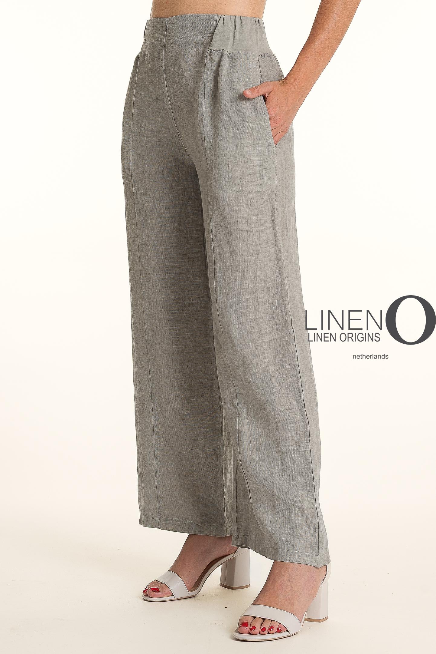 French Linen Pant - Fango