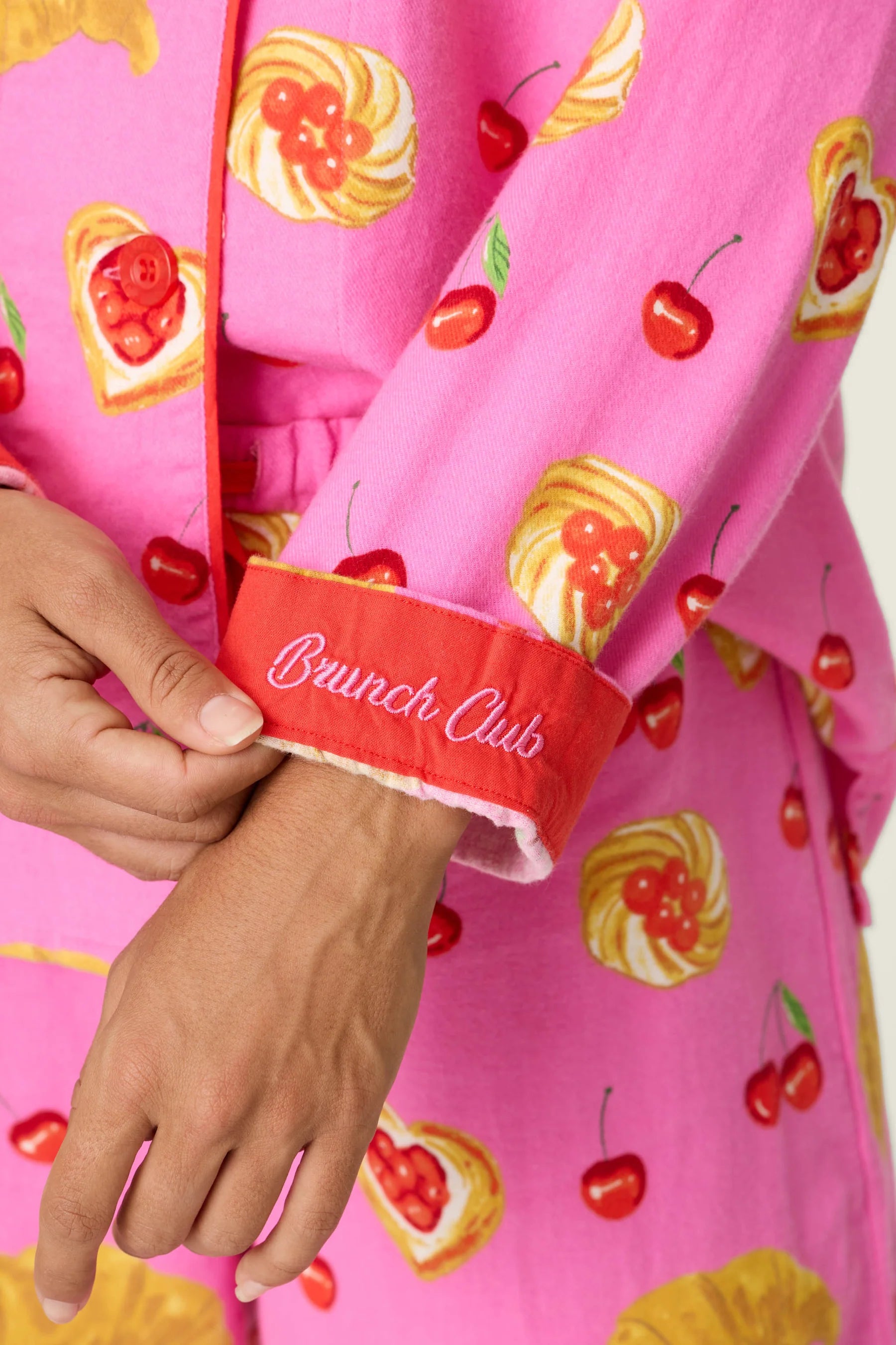 The Heritage Flannel Set - Pink Rose