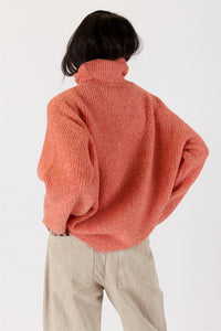 Sahar Sweater- Dark Coral