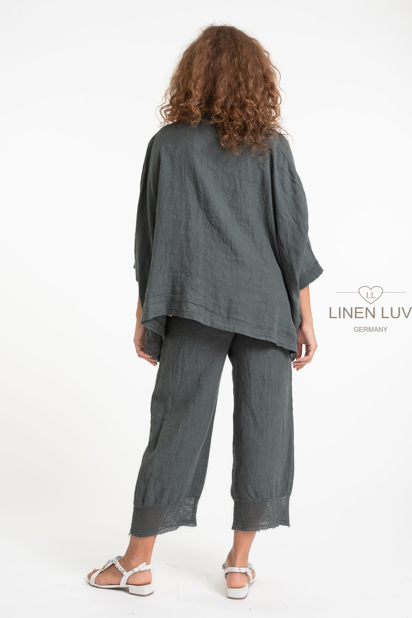 French Linen Cardi