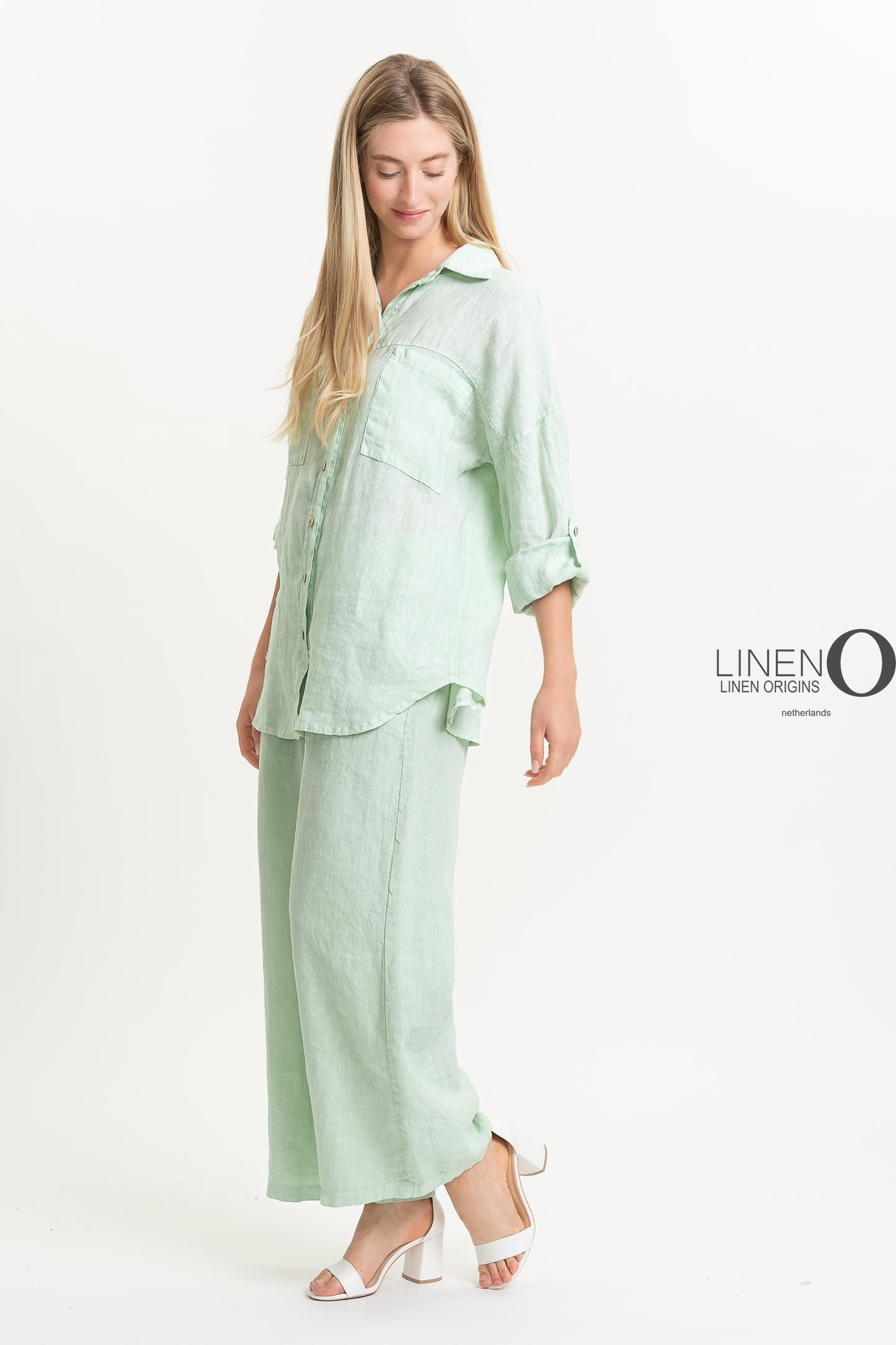French Linen Button Up Shirt