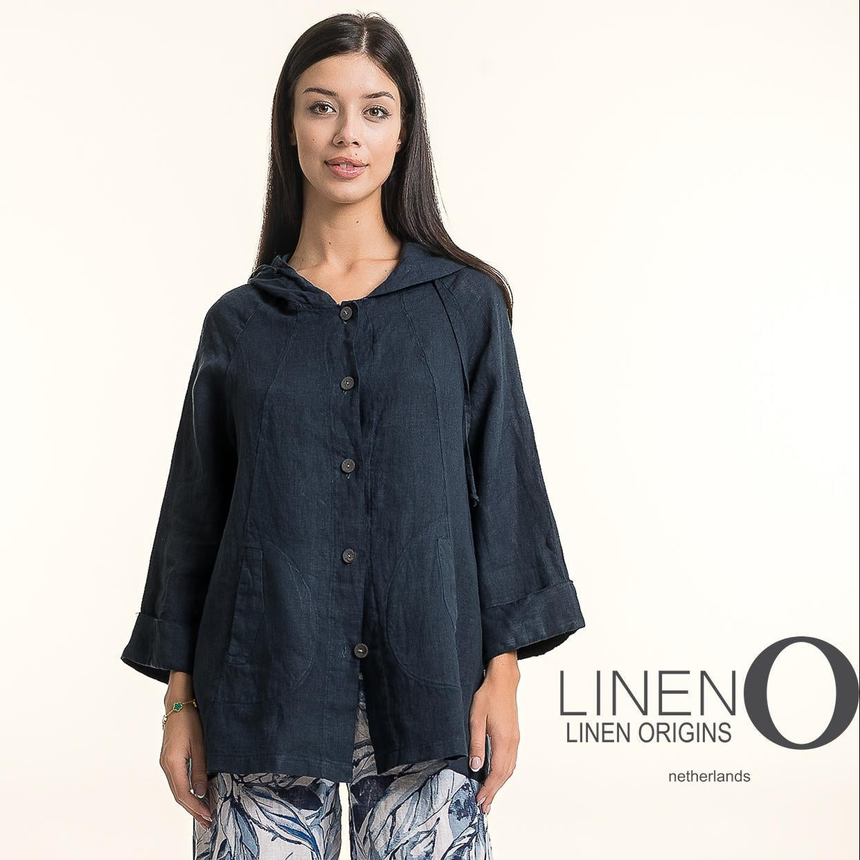 French Linen Jacket - Notte