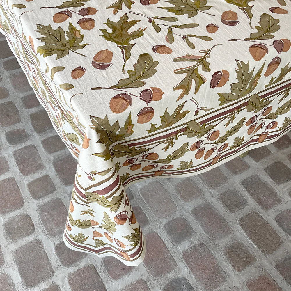 Acorns Tablecloth - 60" x 90"