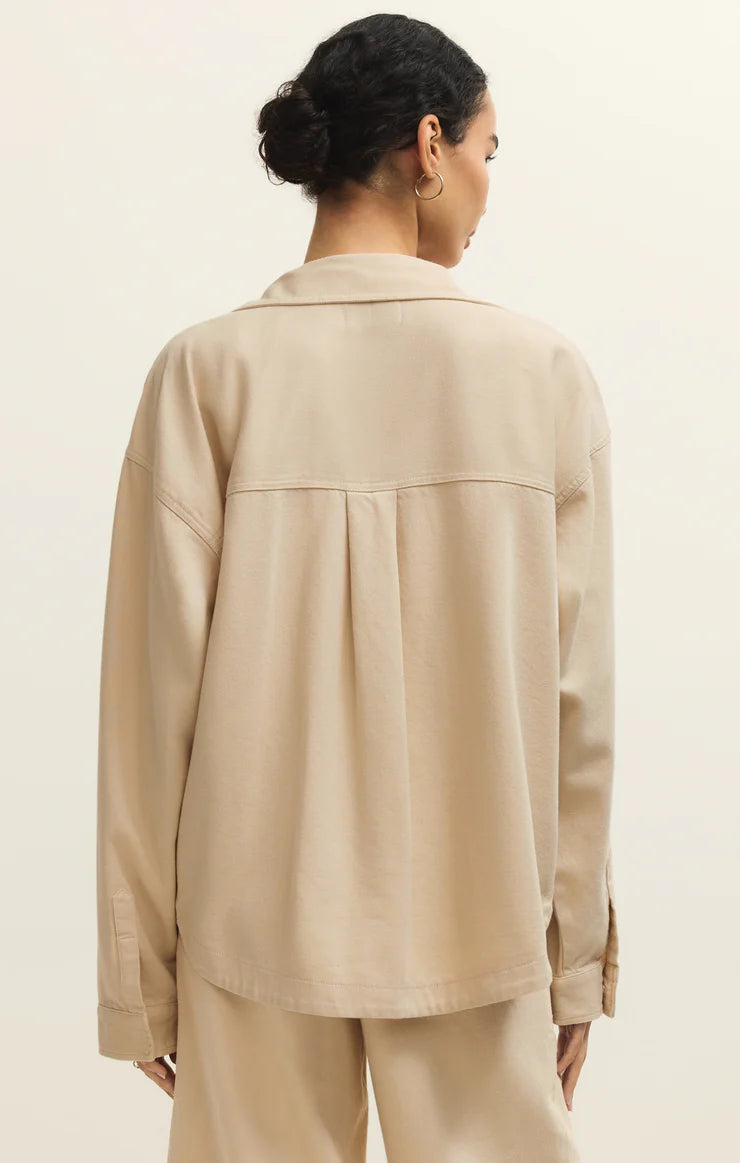 Bay Breeze Twill Jacket - Parchment