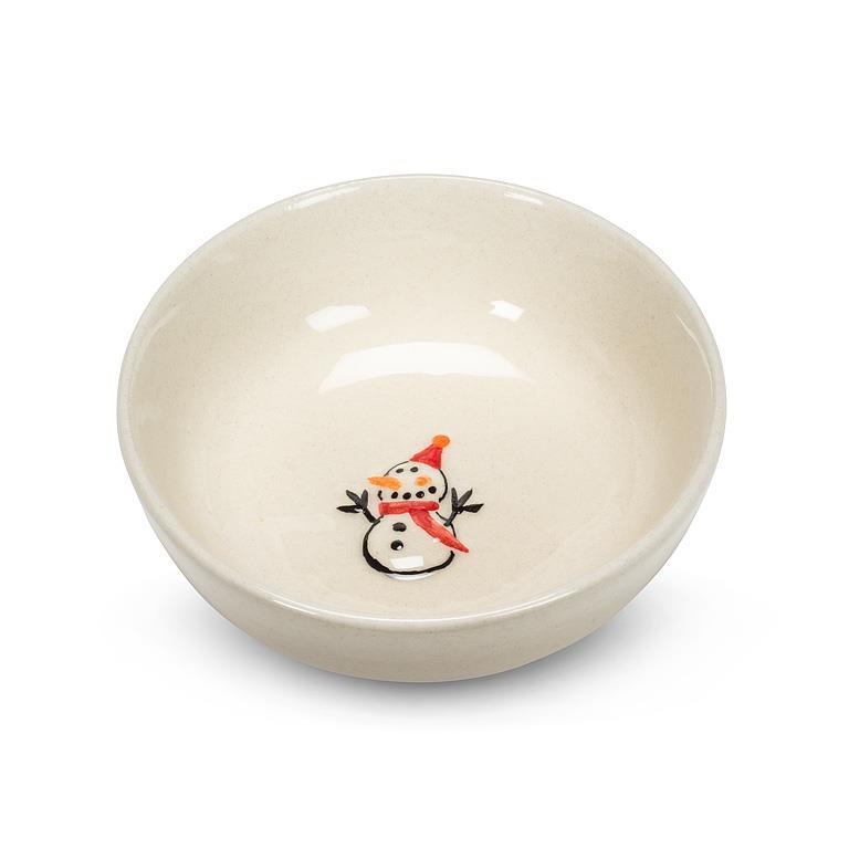 Mini Bowl w/Snowman - 3"D
