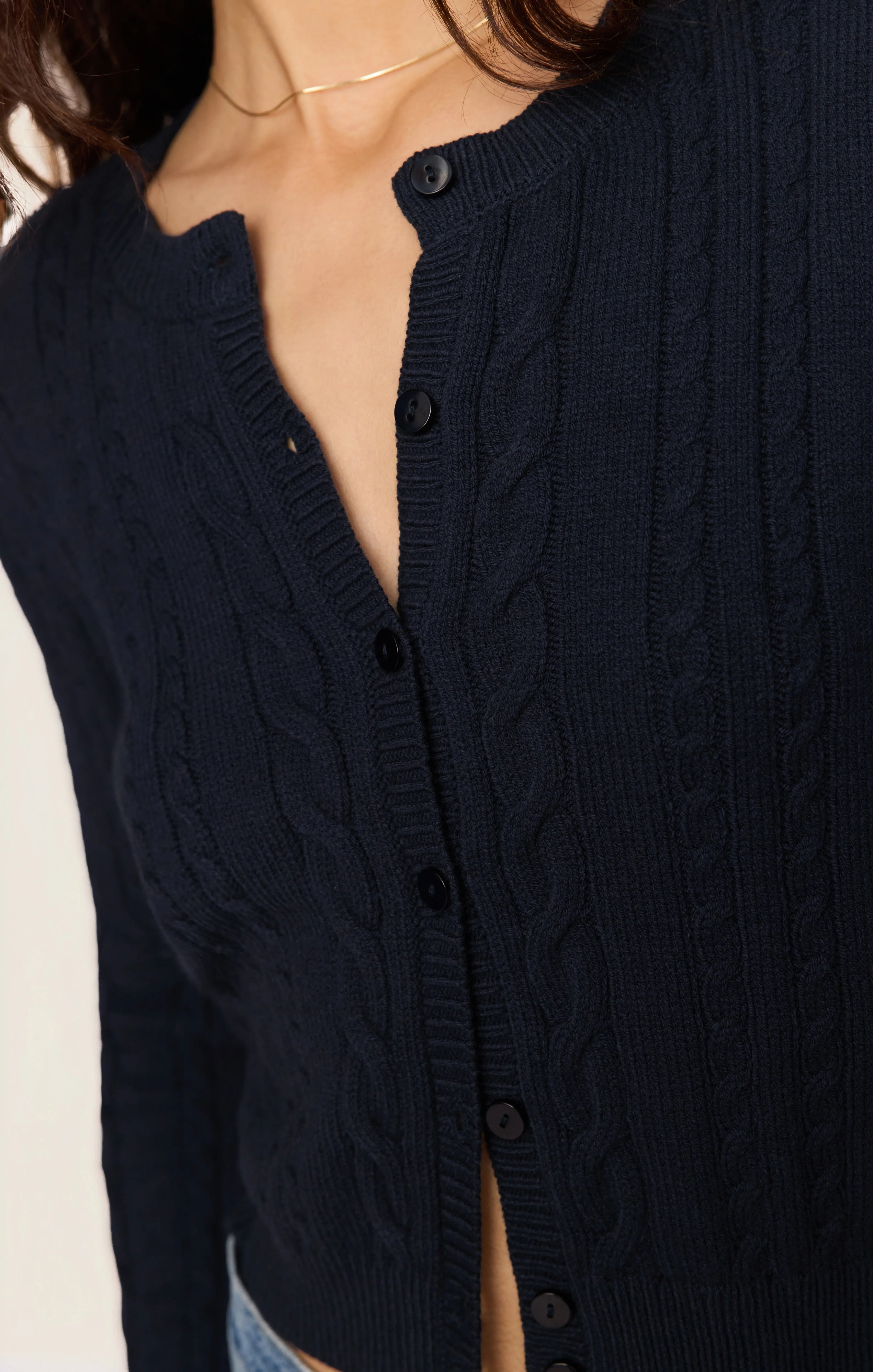 Cera Long Sleeve Cardigan - Eclipse