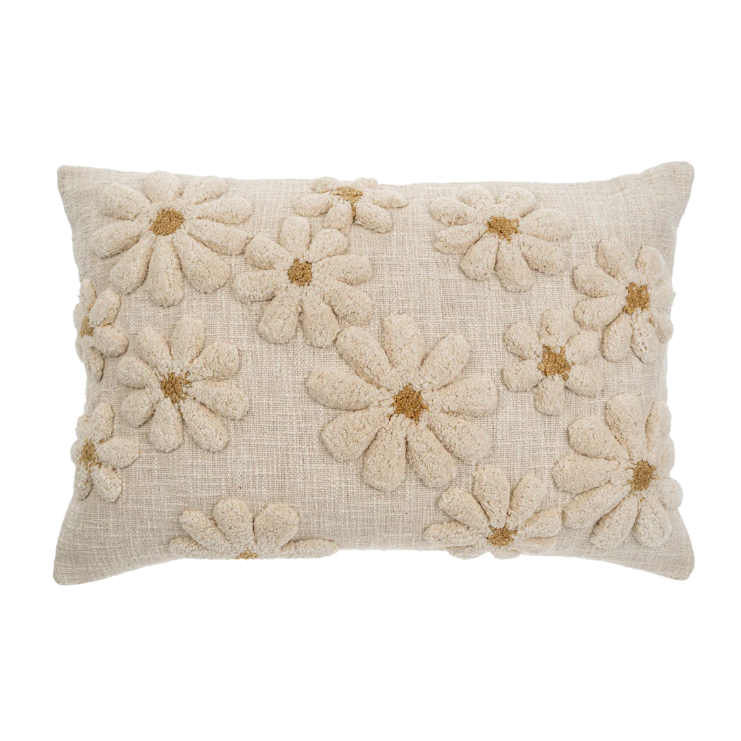 Tufted Daisy Pillow