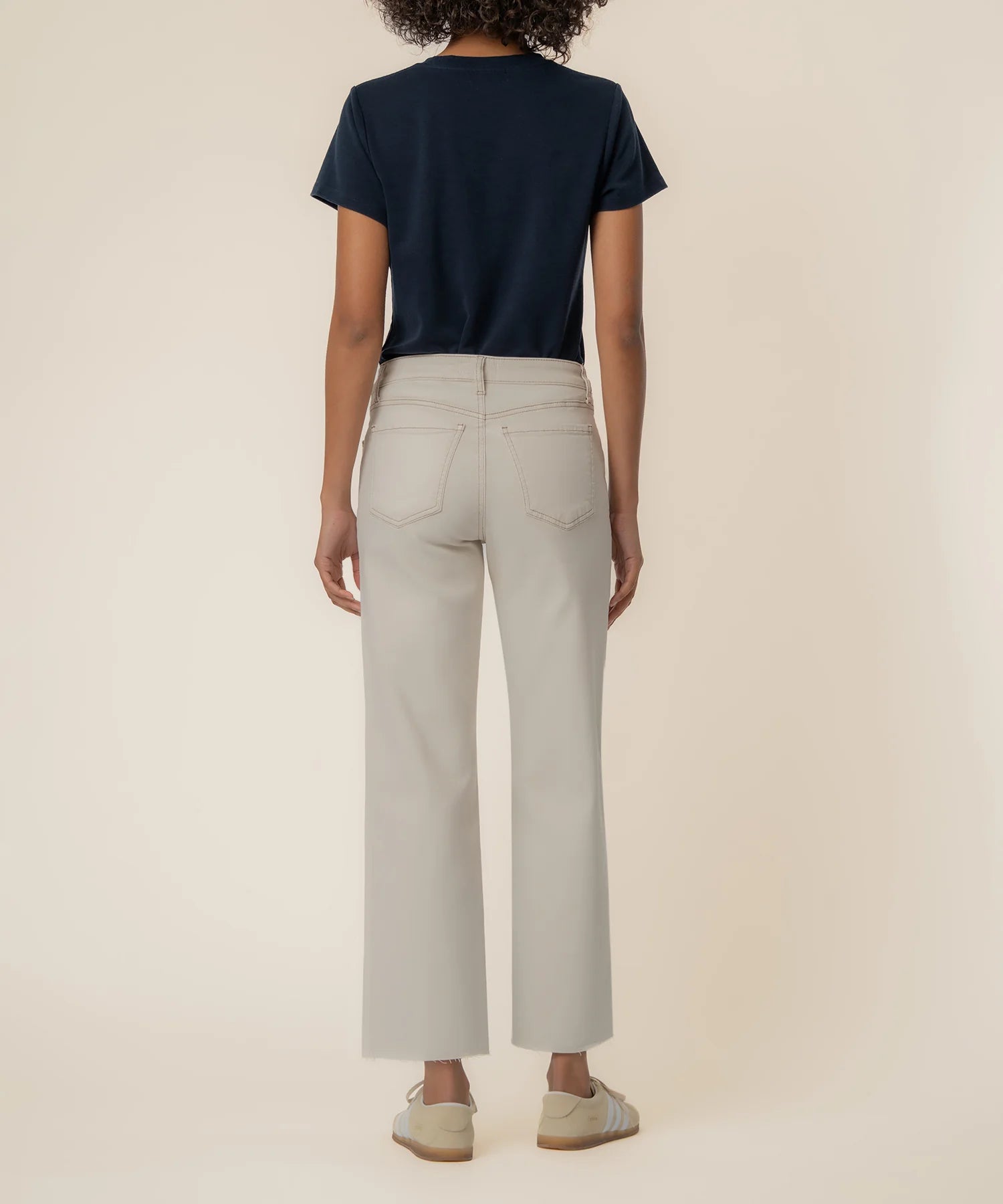 Charlotte High Rise Wide Leg - Ecru