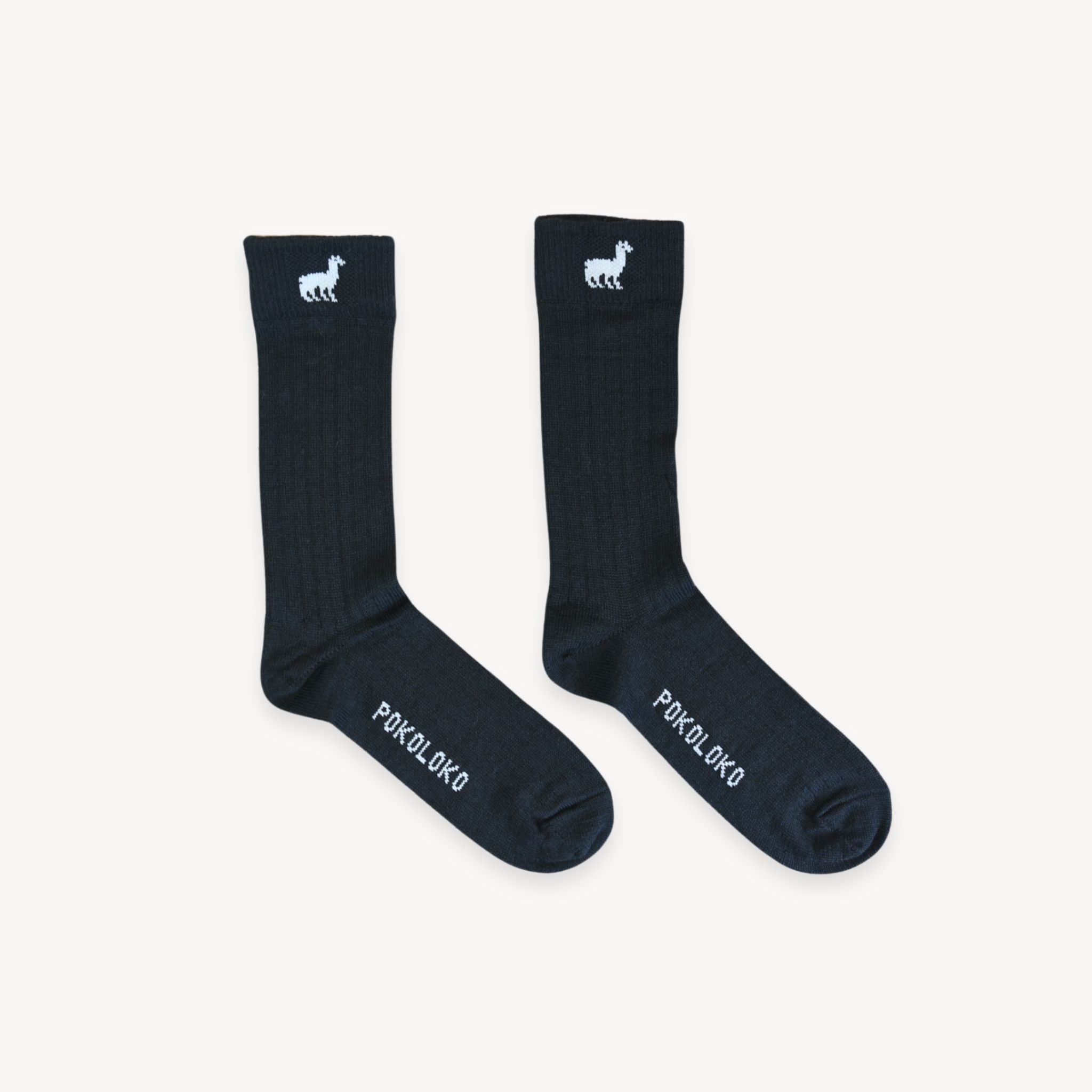 Alpaca Socks - Black (Unisex)