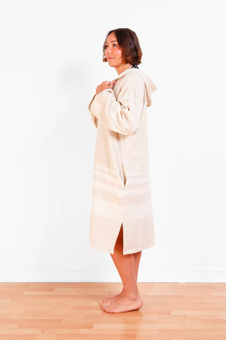 THE GALE | Unisex Terry Lined Zip Poncho